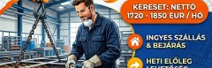 Betanított fémipari munka Hollandiában – Kiemelt kereseti lehetőség!