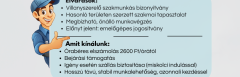 Szakképzett villanyszerelőt keresünk